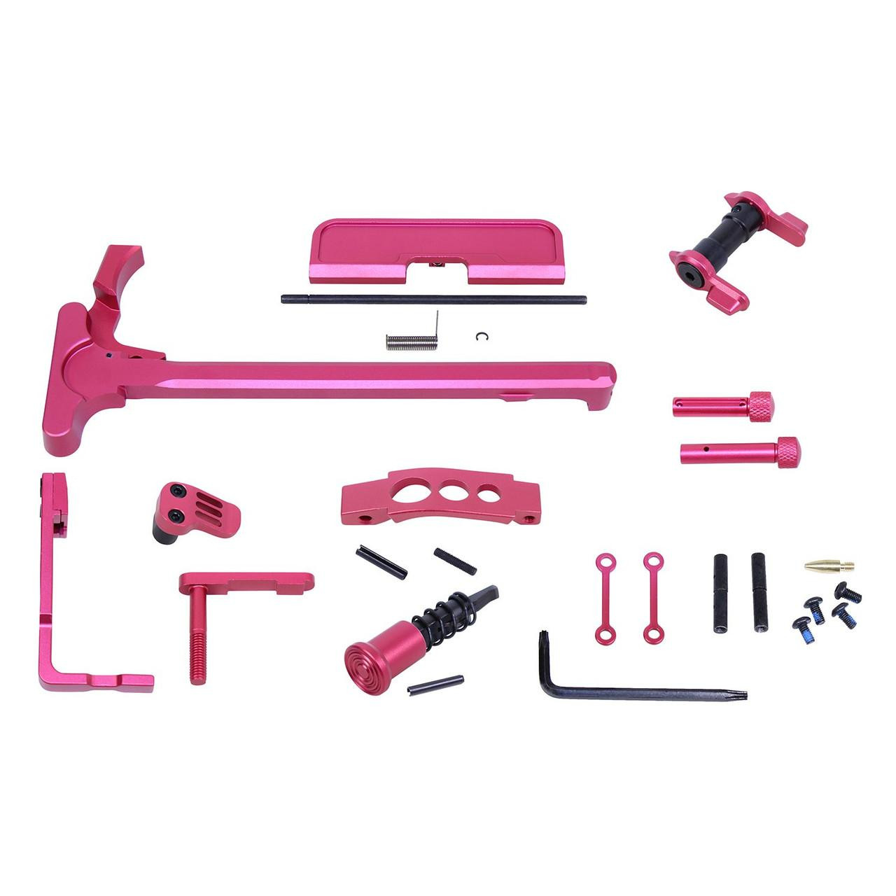 Guntec USA ACC-KIT-ROSE Guntec USA ACC-KIT-ROSE 223/5.56 Rifle Accent Kit (Anodized Rose) ACC-KIT-ROSE