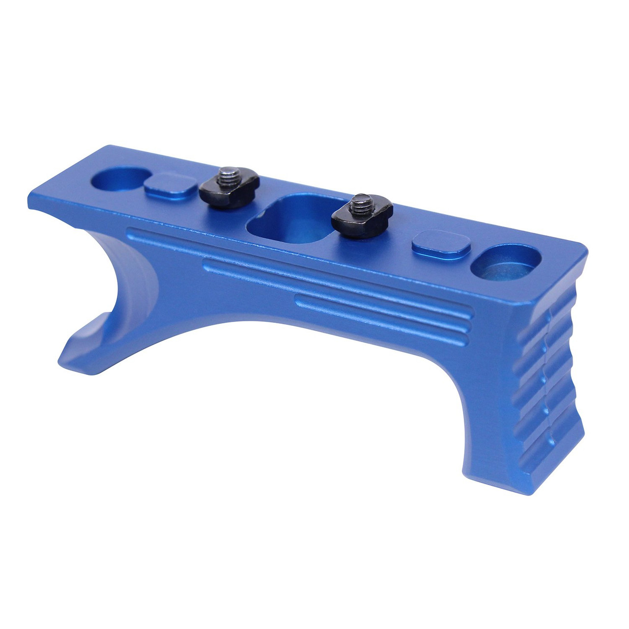 Guntec USA ANGLEGRIP-MLK-G2-BLUE Aluminum Angled Grip For M-LOK System (Gen 2) (Anodized Blue) (Discontinued)