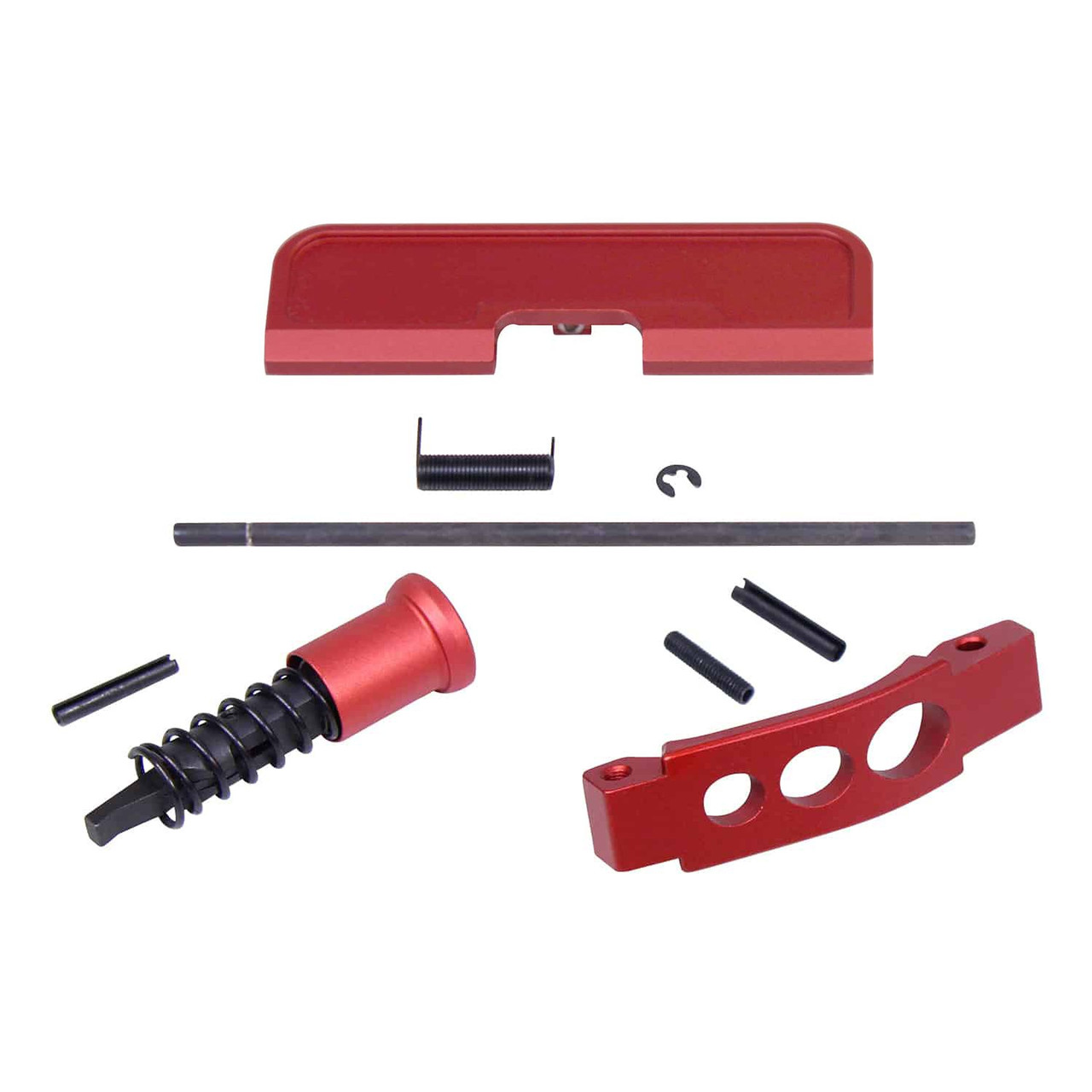 Guntec USA ARC-KIT-RED AR-15 Receiver Build Kit (Anodized Red)