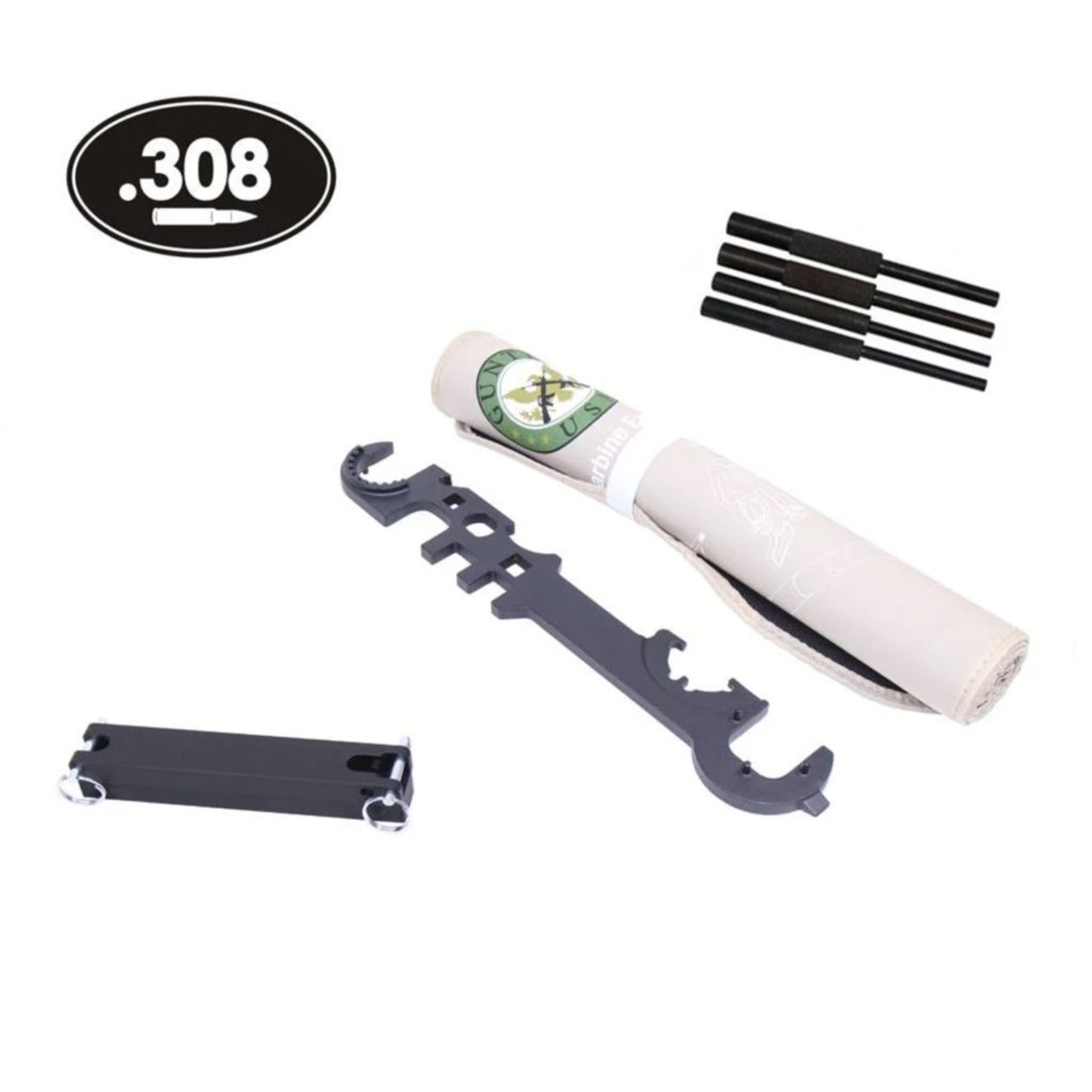 Guntec USA ARTOOL-KIT-308 AR .308 Cal Basic Tool Kit