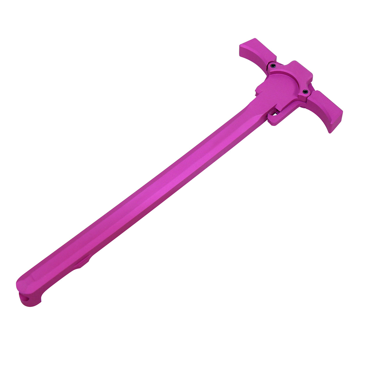 Guntec USA CHARGE-QE-PINK AR-15 Ambidextrous "Quick Engage" Charging Handle (Anodized Pink)