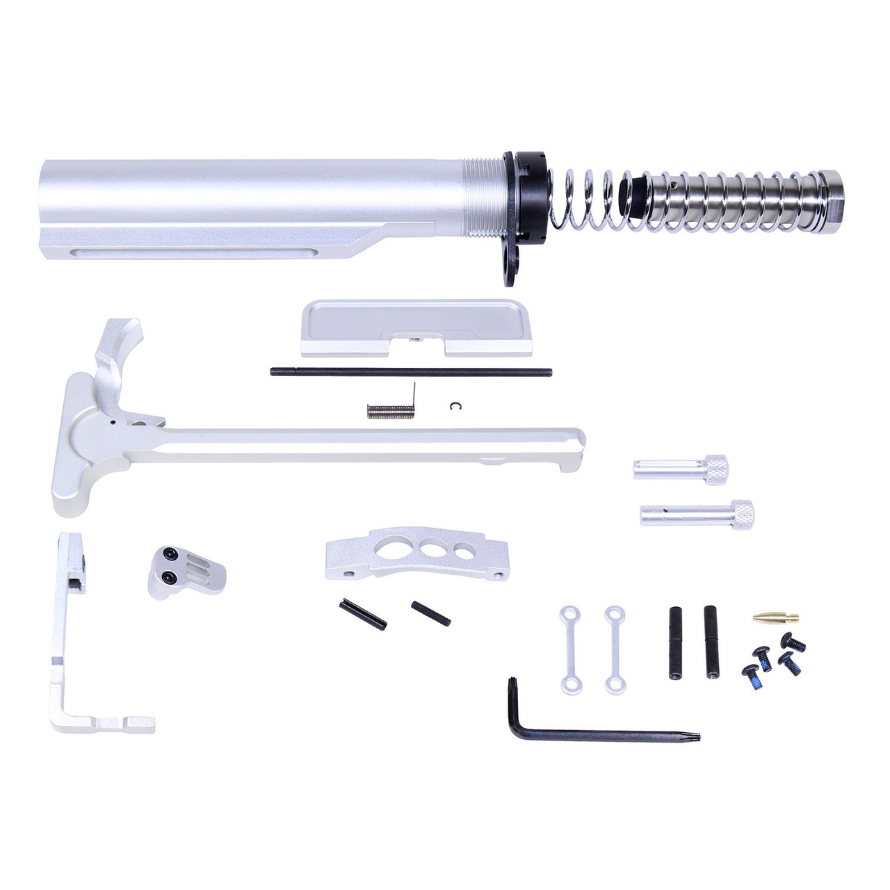 Guntec USA EKIT-CLEAR AR-15 Essentials Kit (Anodized Clear)