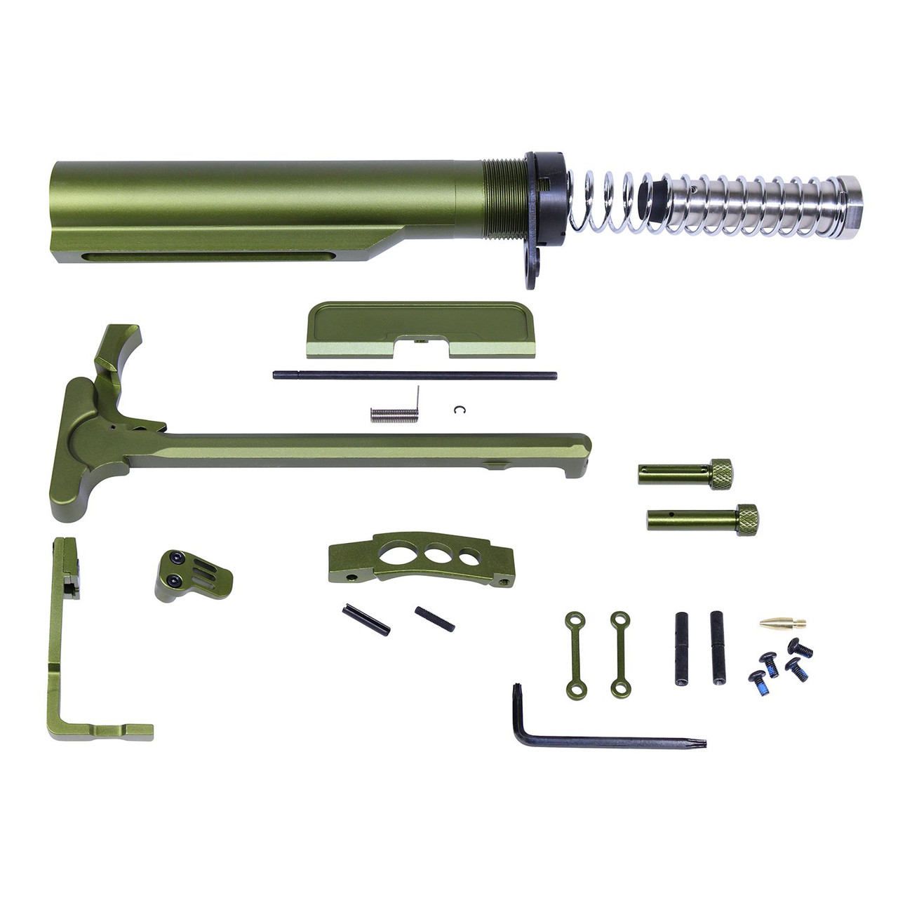 Guntec USA EKIT-GREEN AR-15 Essentials Kit (Anodized Green)