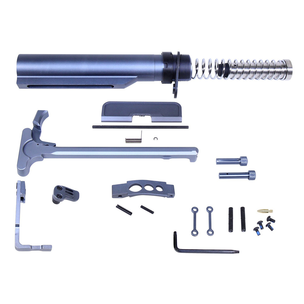 Guntec USA EKIT-GREY AR-15 Essentials Kit (Anodized Grey)