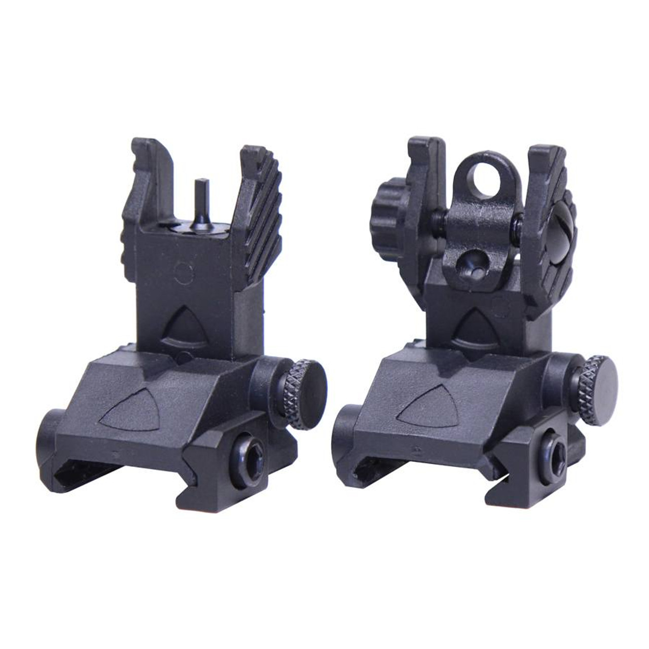 Guntec USA EZ-SIGHTS AR-15 'Ez Sights' Thin Profile Polymer Back Up Iron Sight Set (Discontinued)