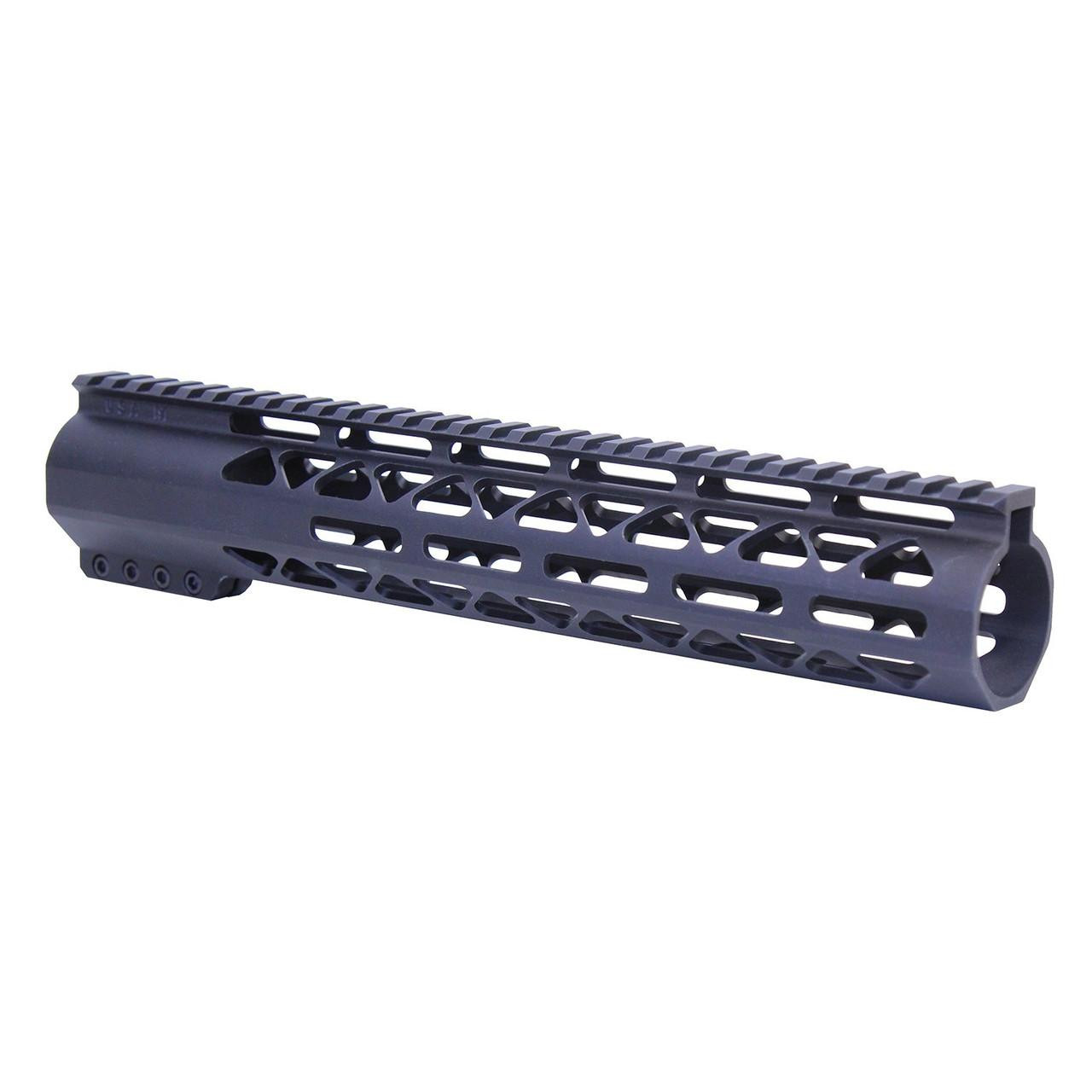  Guntec USA GT-12ALC-308 12" AIR-LOK Series M-LOK Compression Free Floating Handguard With Monolithic Top Rail (.308 Cal) (Anodized Black) 