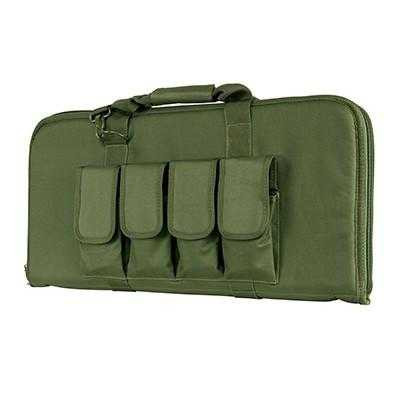 NcStar CVCP2960G-28 NcSTAR CVCP2960G 28" Padded Lockable Subgun Rifle Gun Case with Mag Pouchs CVCP2960G-28