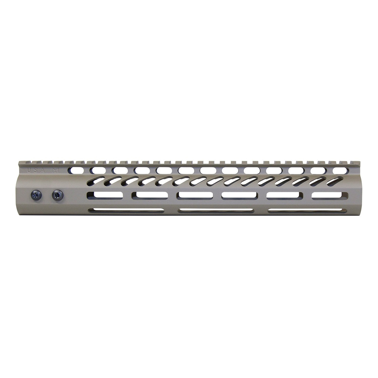 Guntec USA GT-12MLK-FDE 12&amp;Quot; Ultra Lightweight Thin M-LOK System Free Floating Handguard With Monolithic Top Rail (Flat Dark Earth)