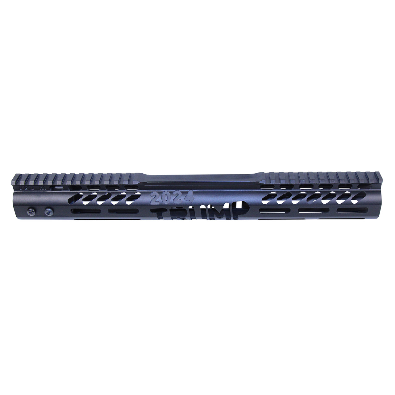 Guntec USA GT-15MLK-TRUMP-BLACK 15" "Trump Series" Limited Edition M-LOK System Free Floating Handguard With Monolithic Top Rail (Anodized Black)