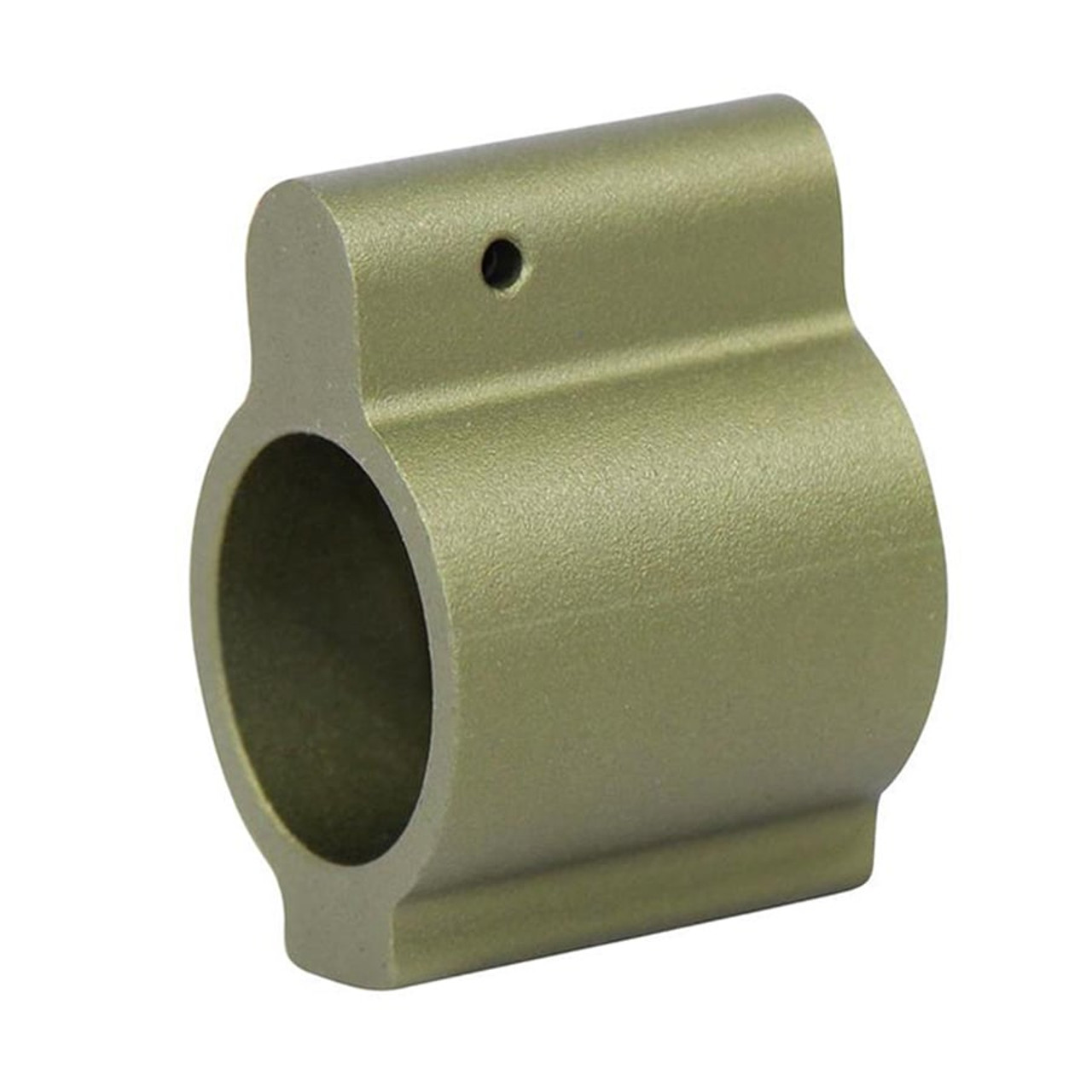 Guntec USA GT750L-GREEN AR-15 Aluminum Low Profile .750 Gas Block (Anodized Green)