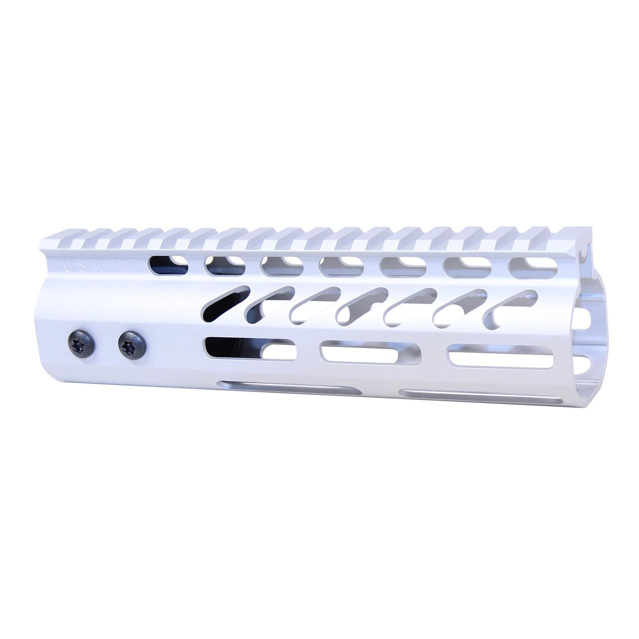 Guntec USA GT-7MLK-CLEAR Guntec USA GT-7MLK-CLEAR 7" Ultra Lightweight Thin M-LOK Free Floating Handguard With Monolithic Top Rail (Anodized Clear) GT-7MLK-CLEAR