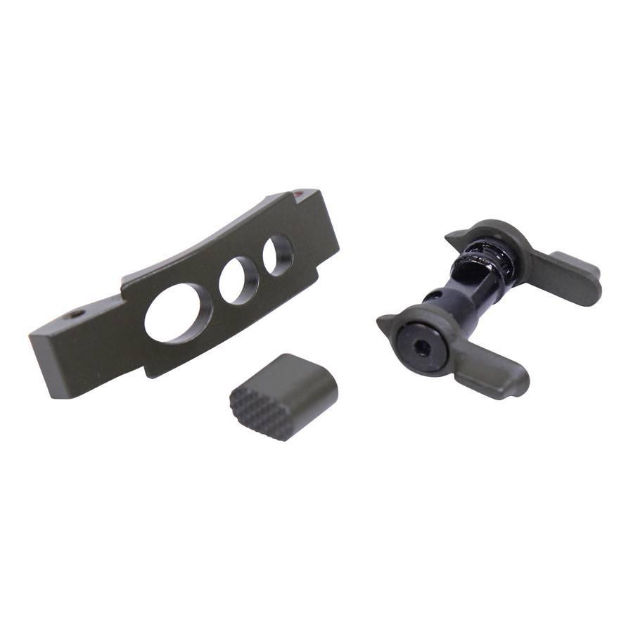  Guntec USA GT-LUKE-G 223/5.56 Rifle Lower Upgrade Kit Enhanced (L.U.K.E) (OD Green) 