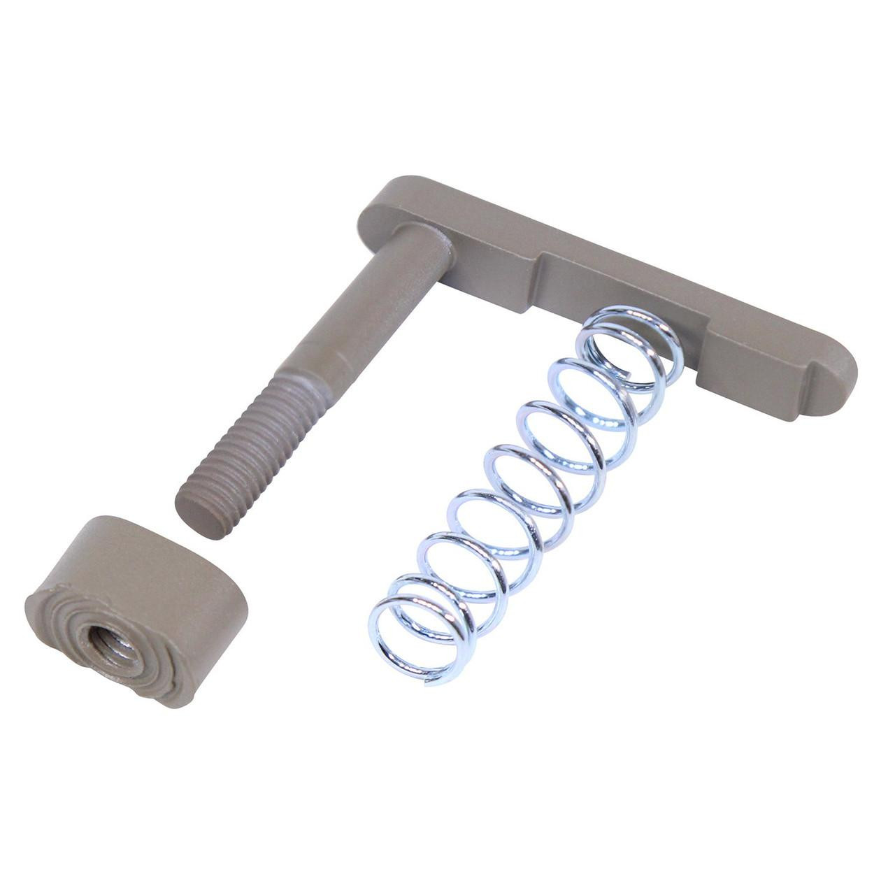 Guntec USA GT-MC-ASSEMBLY-FDE Guntec USA GT-MC-ASSEMBLY-FDE 223/5.56 Rifle Mag Catch Assembly With Extended Mag Button (Flat Dark Earth) GT-MC-ASSEMBLY-FDE