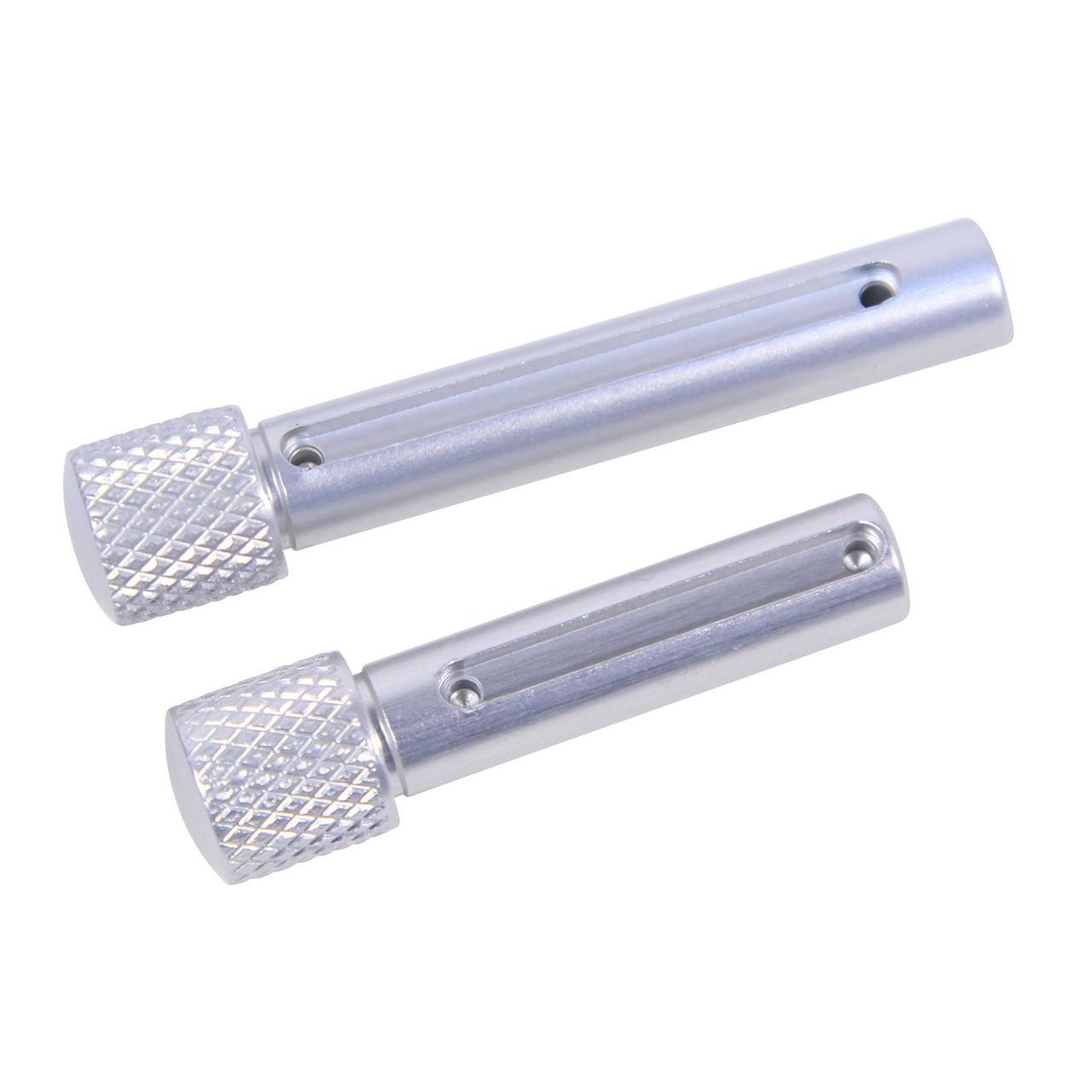  Guntec USA GT-TDP-SET-308-G2-CLEAR AR .308 Cal Extended Takedown Pin Set (Gen 2) (Anodized Clear) 