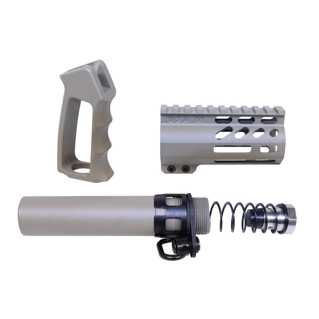 Guntec USA MICRO-P-SET-FDE Guntec USA MICRO-P-SET-FDE 223/5.56 Rifle Micro Pistol Furniture Set (Flat Dark Earth) MICRO-P-SET-FDE