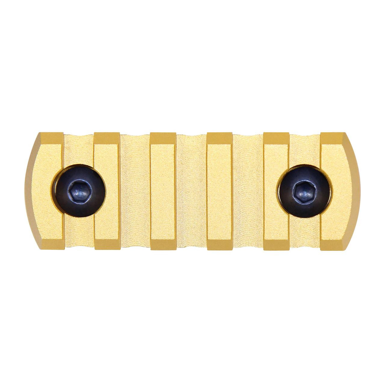 Guntec USA MLK-RAIL-225-GOLD Guntec USA MLK-RAIL-225-GOLD 2.25" Removable M-LOK Accessory Rail (Anodized Gold) MLK-RAIL-225-GOLD