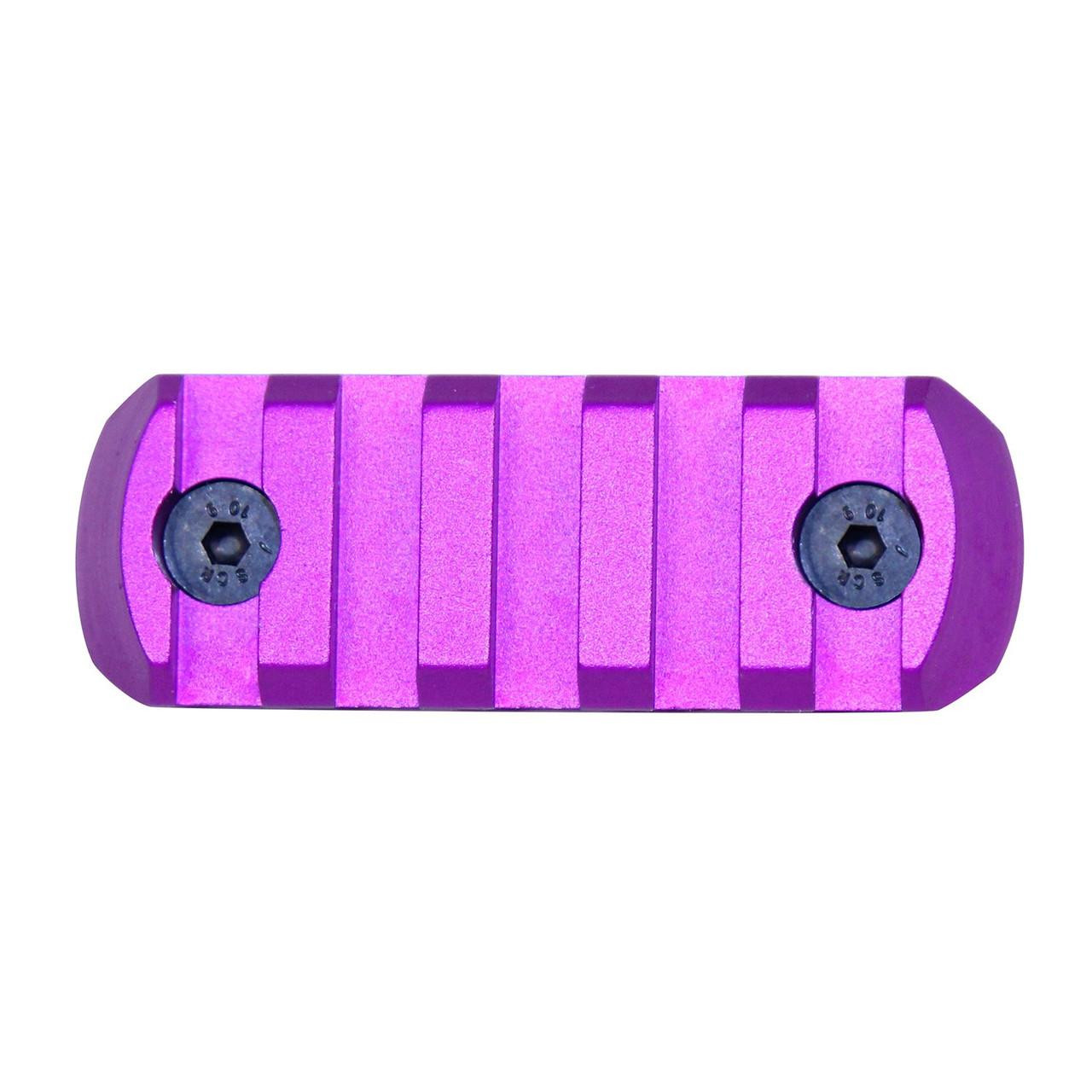 Guntec USA MLK-RAIL-225-PURPLE Guntec USA MLK-RAIL-225-PURPLE 2.25" Removable M-LOK Accessory Rail (Anodized Purple) MLK-RAIL-225-PURPLE