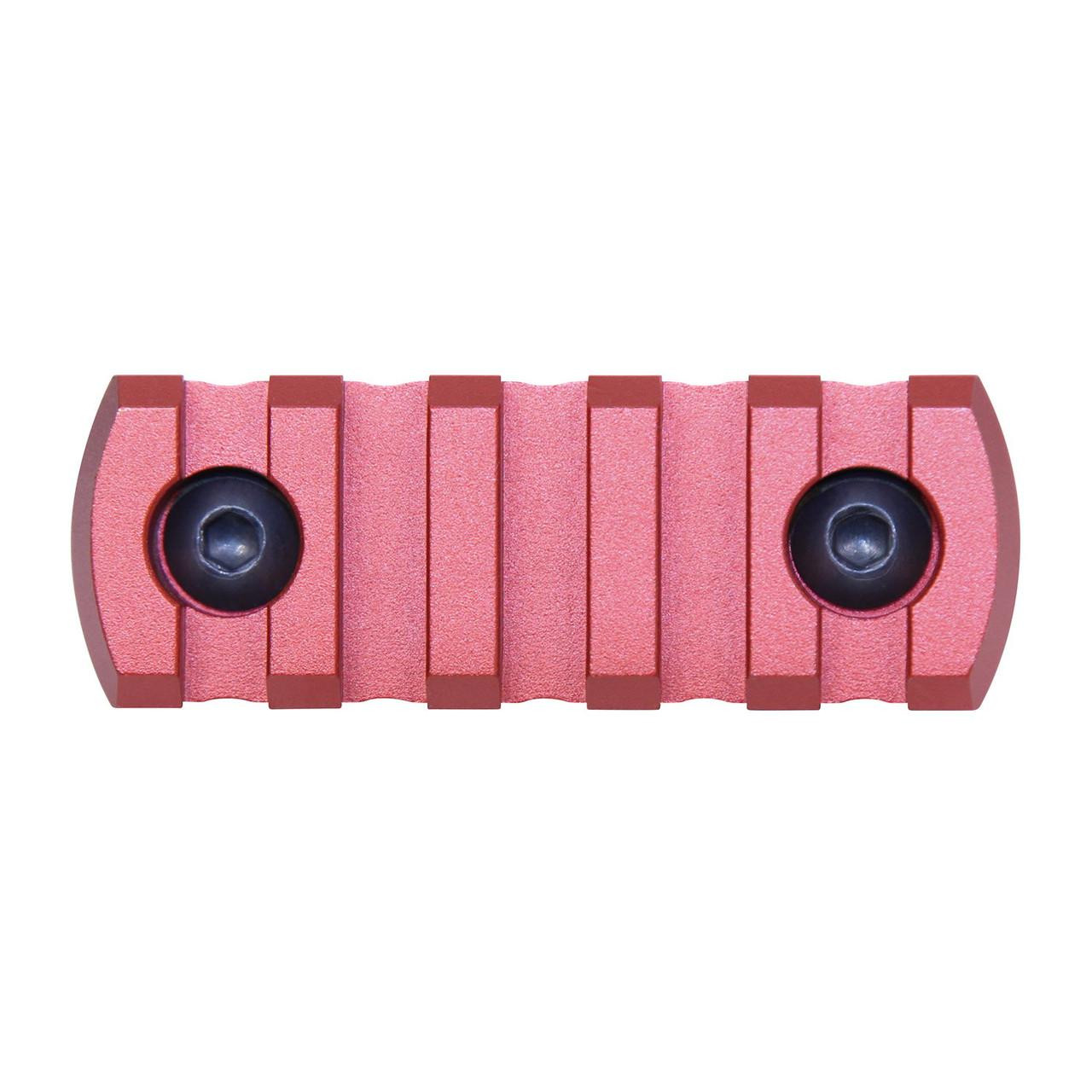 Guntec USA MLK-RAIL-225-RED Guntec USA MLK-RAIL-225-RED 2.25" Removable M-LOK Accessory Rail (Anodized Red) MLK-RAIL-225-RED