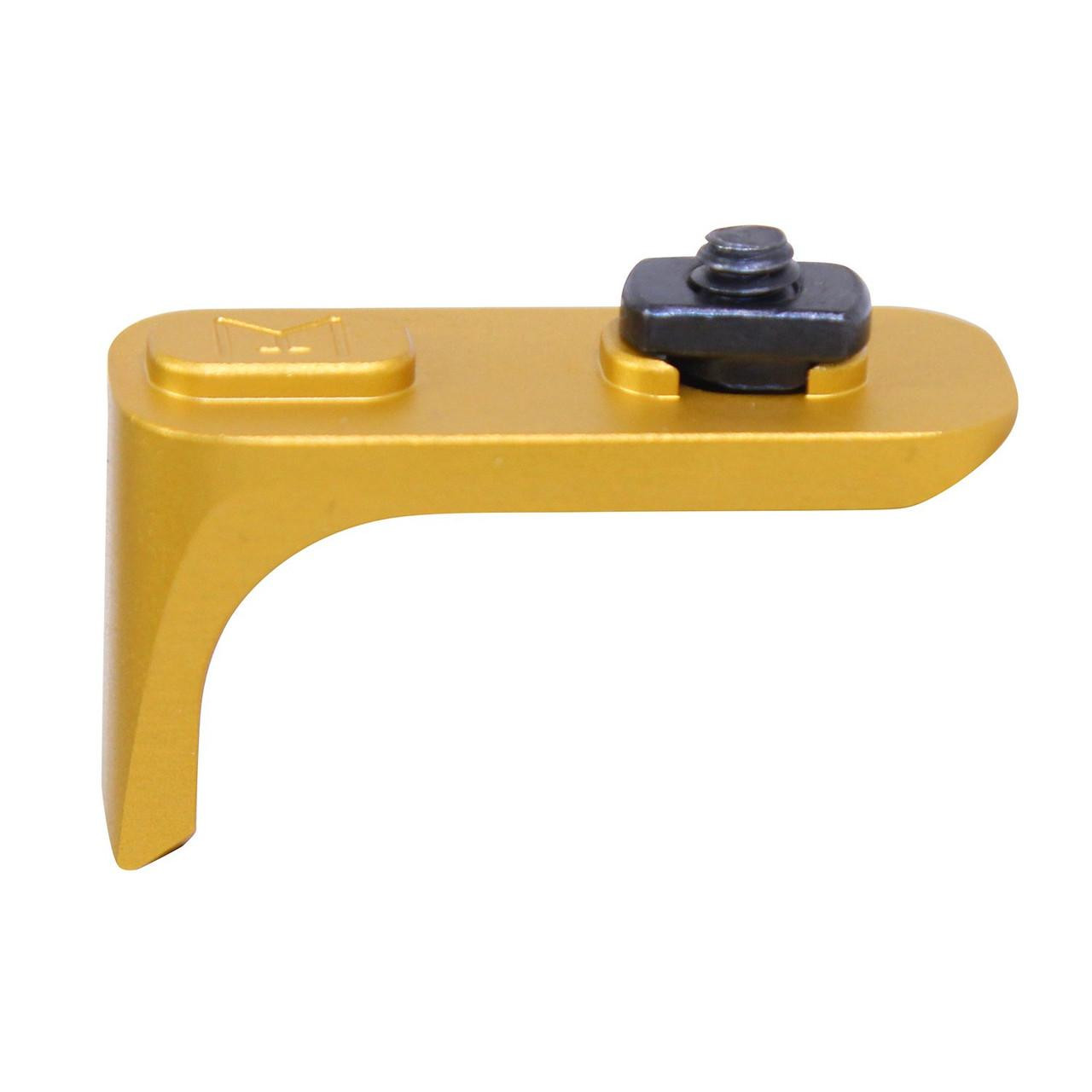  Guntec USA STOP-MLK-GOLD Ultralight Micro Handstop For M-LOK (Anodized Gold) 