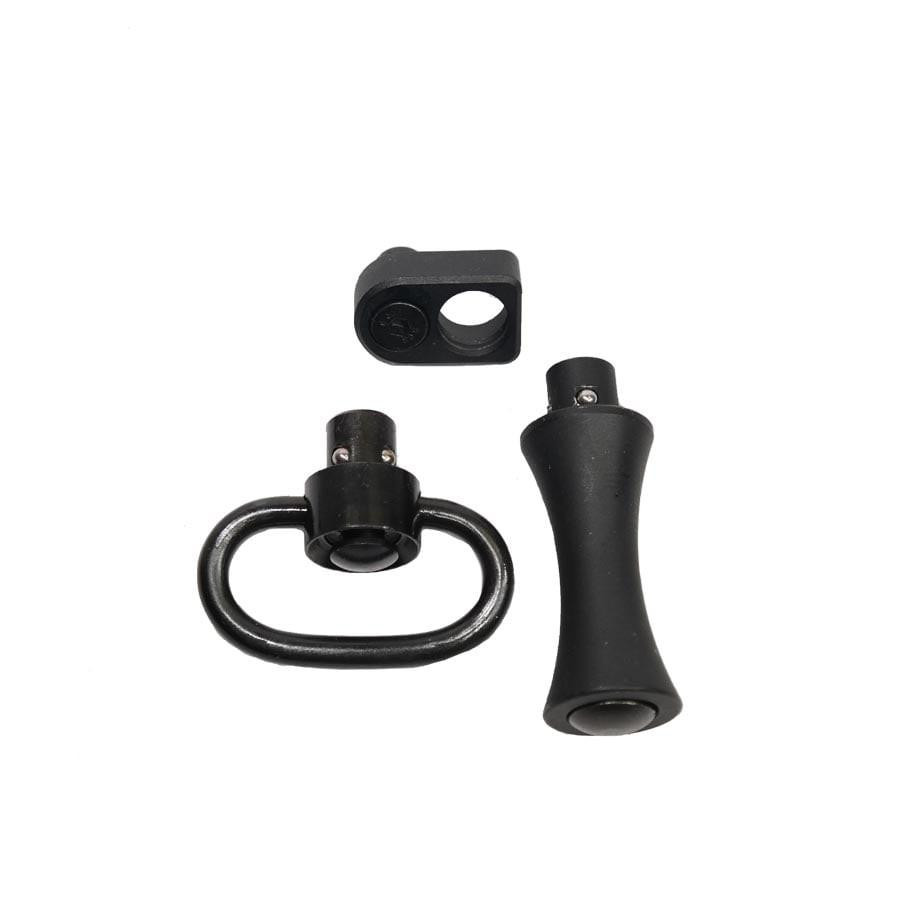  Guntec USA STUB/SWIVEL-K QD Handstop With Interchangeable QD Swivel Combo Kit For KeyMod System 