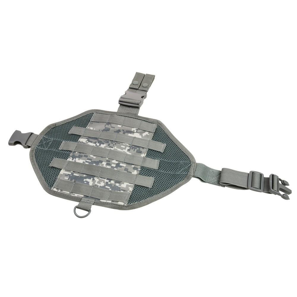NcStar NcSTAR CVDLMP2952D Drop Leg Molle Panel, tactical military style pistol holster with MOLLE webbing for attaching accessories, adjustable straps, and durable nylon construction.