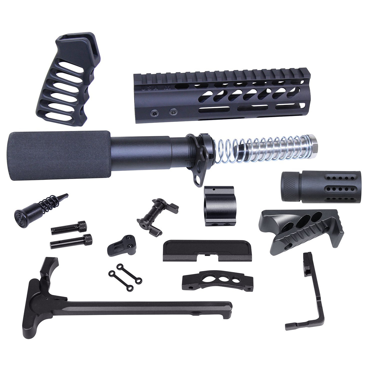 Guntec USA ULT-PK-BLACK AR-15 Ultimate Pistol Kit (Anodized Black)