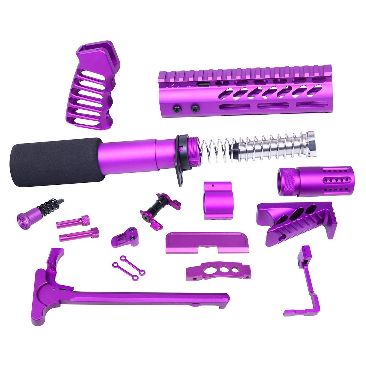 Guntec USA ULT-PK-PURPLE Guntec USA ULT-PK-PURPLE 223/5.56 Rifle Ultimate Pistol Kit (Anodized Purple) ULT-PK-PURPLE