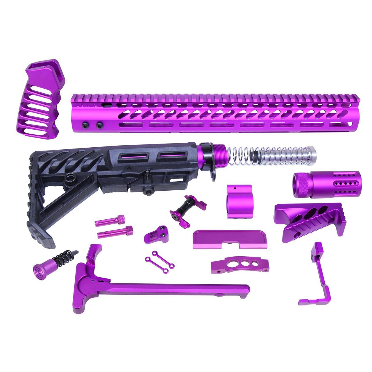 Guntec USA ULT-RK-PURPLE Guntec USA ULT-RK-PURPLE 223/5.56 Rifle Ultimate Rifle Kit (Anodized Purple) ULT-RK-PURPLE