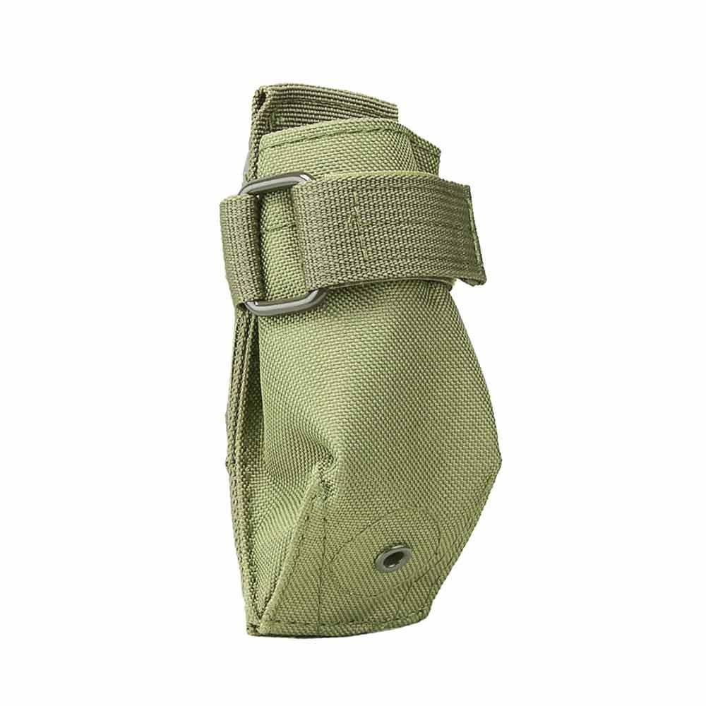 NcStar NcSTAR CVFLP3010G Molle Pals Multi-Purpose Tool Utility Flashlight Pouch, Olive Drab green tactical gear pouch with adjustable strap and MOLLE attachment system for carrying tools and flashlights.
