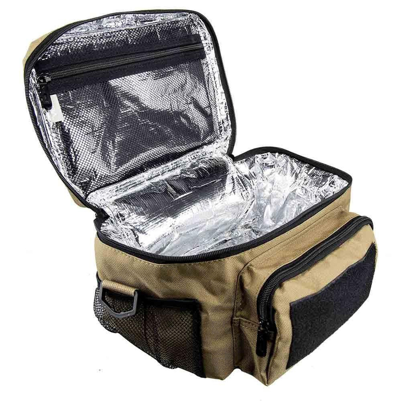NcStar Ncstar CVKOLS3022T Small Insulated Cooler Lunch Bag With Molle/Pal Webbing/ Tan 