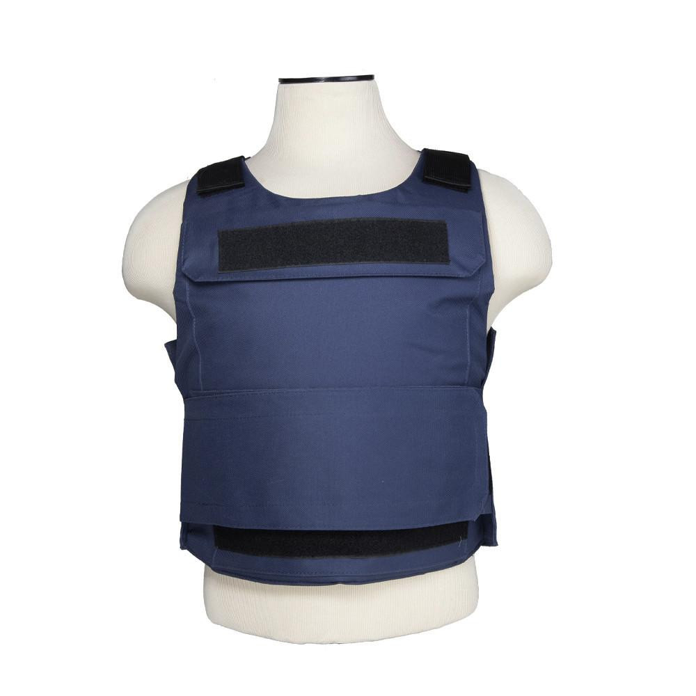 NcStar NcSTAR CVPCVDXL2975N Discreet LE SWAT Police Low Profile Plate Carrier XXL+, front view of a tactical vest in blue color designed for law enforcement and SWAT teams, with adjustable straps and Velcro patches.