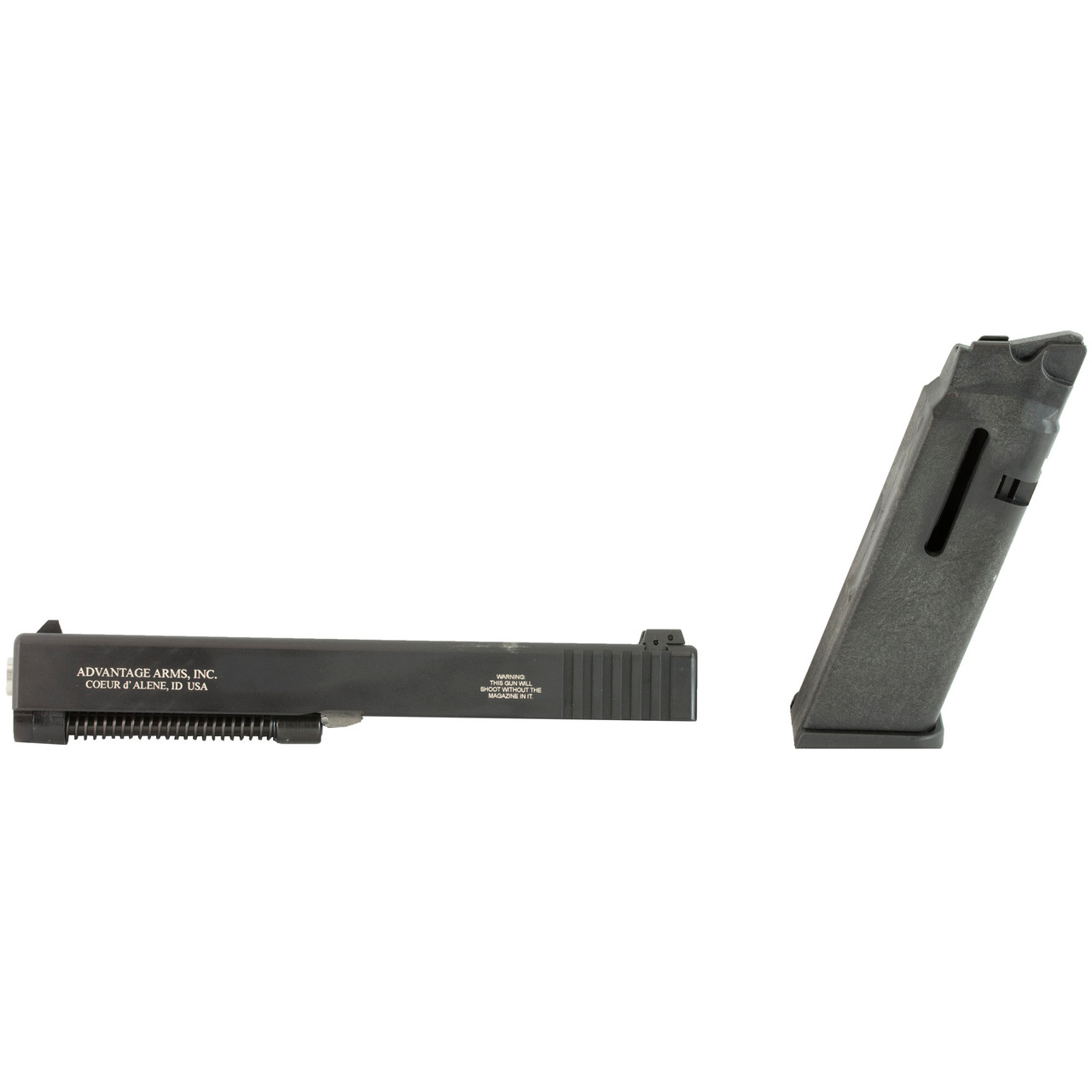 Advantage Arms AACLE20-21 Conversion Kit 22LR 4.6" Barrel Fits Glock 20/21/20SF/21SF Range Bag Black Finish 1-10Rd Magazine