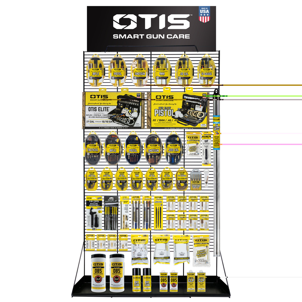 Otis Technologies AD-1074-1 278 Piece Floor Display 3'x6'