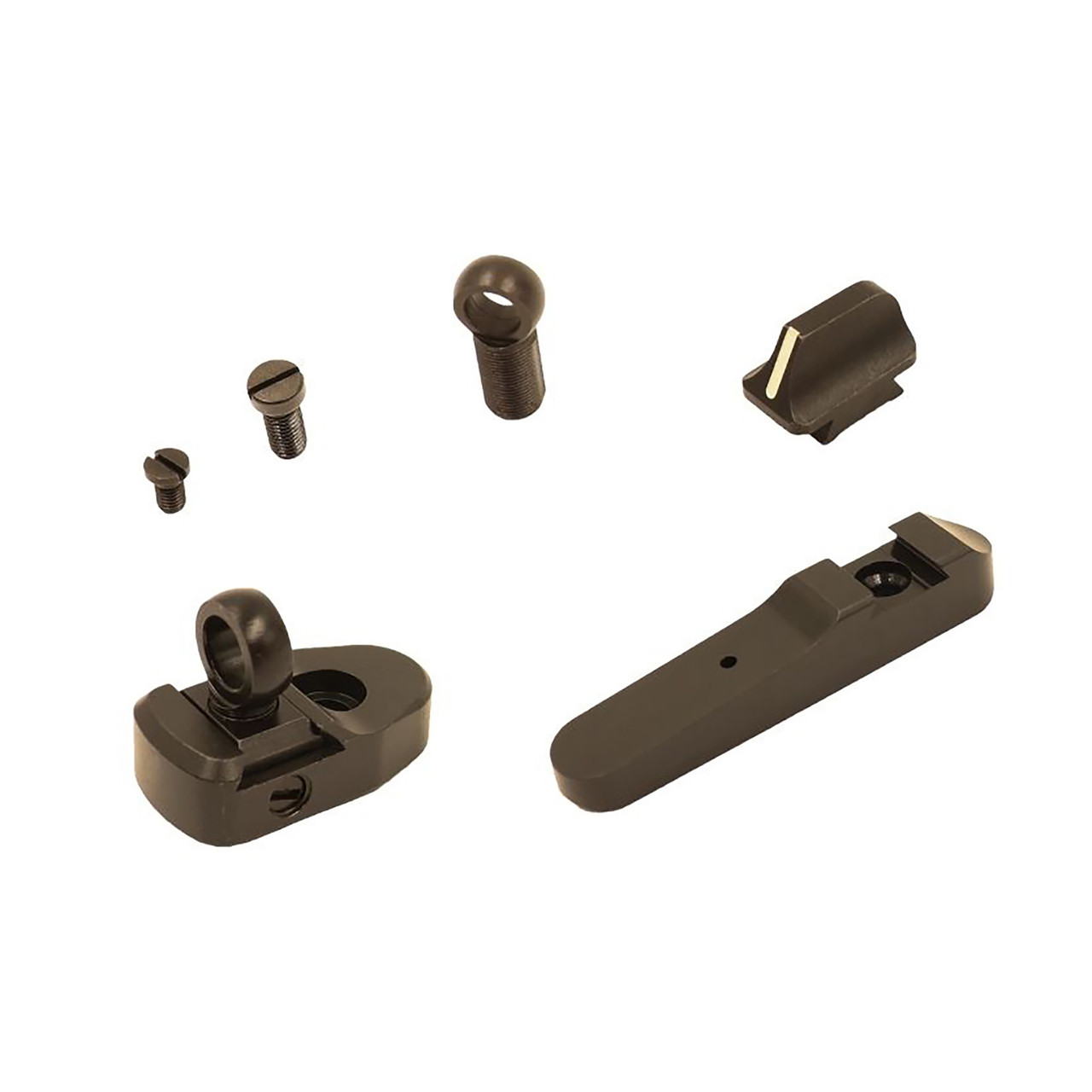 XS Sights HN00055 Henry Ghost Ring Sights (sights Only) - Black, Henry Big Boy Carbines .44 Mag, Screw-on Front Sight