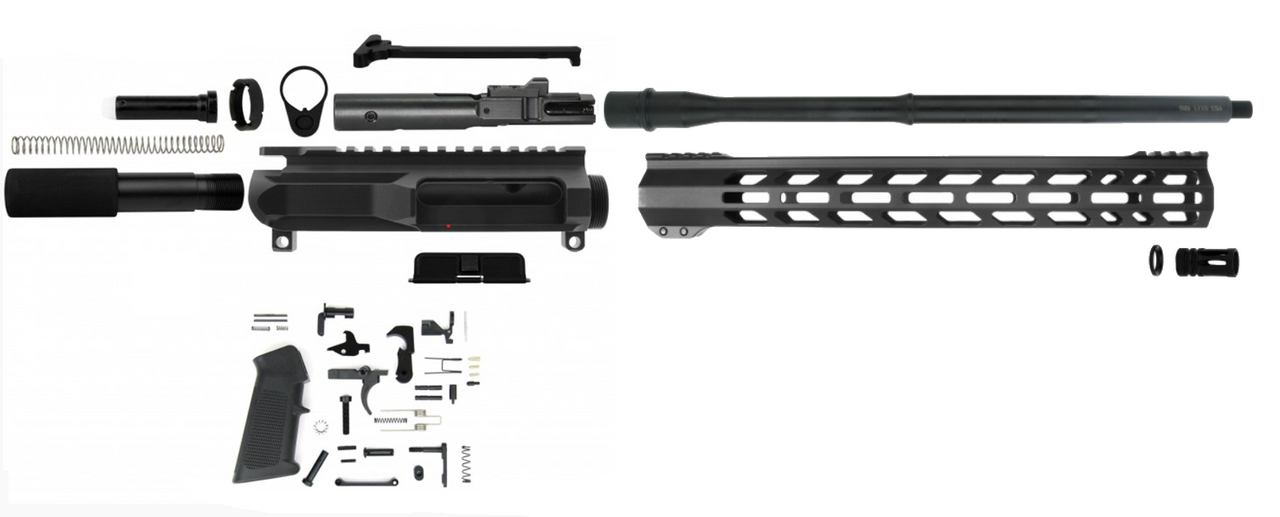 Tacfire PK9MM-LPK-16 AR-15 9MM 16" Pistol Rifle Build Kit Unassembled