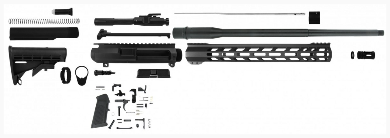 TacFire RK308-LPK-20BN .308 Win AR-10 20" DPMS Rifle Build Kit Black Nitride