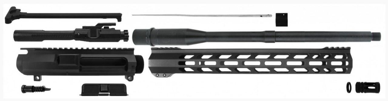 TacFire UA-308-16 .308 Win 16" Upper Receiver Build Kit with Bolt Carrier Group Unassembled