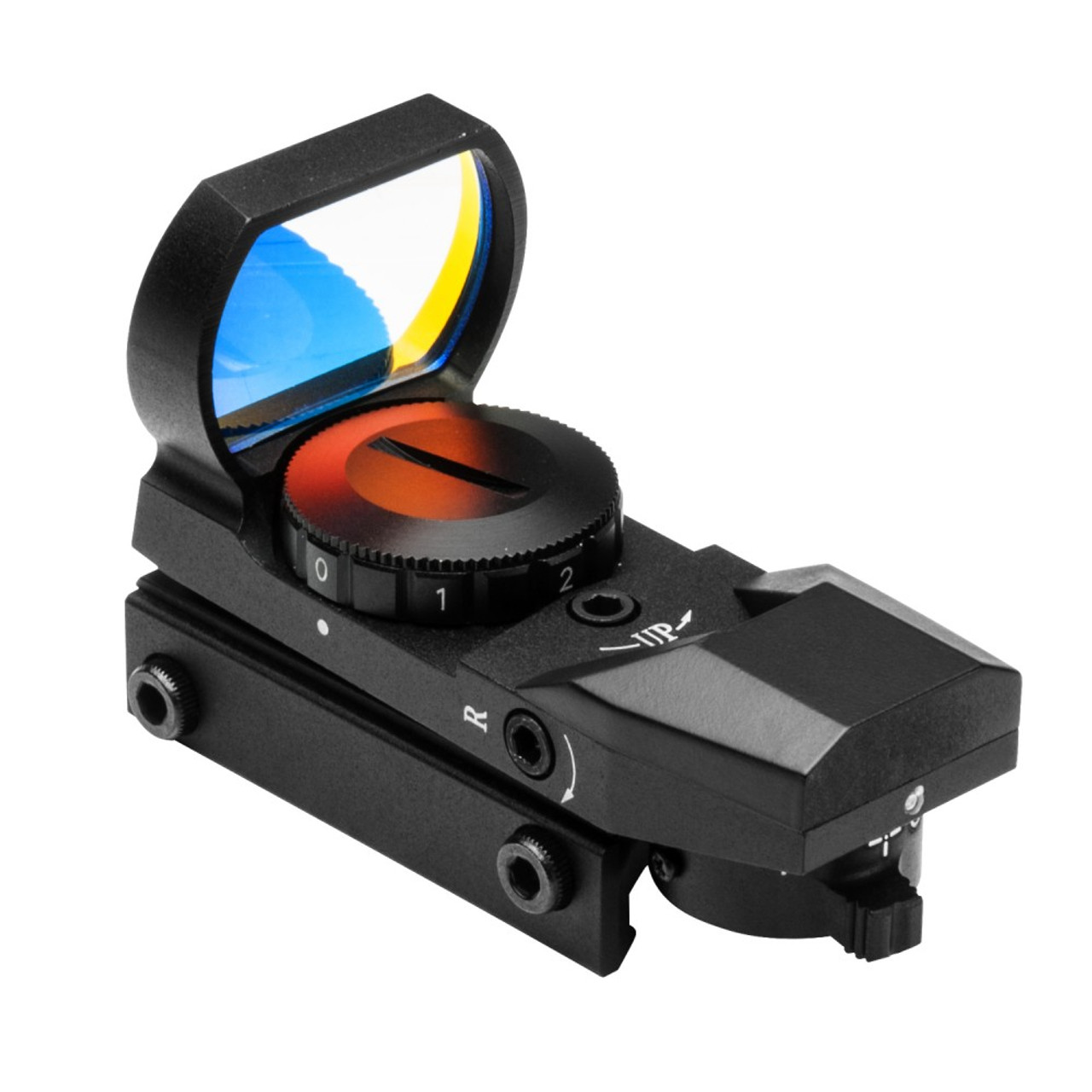 NcSTAR D4B Red Dot Reflex Sight /4 Different Reticles/Weaver Base/Black
