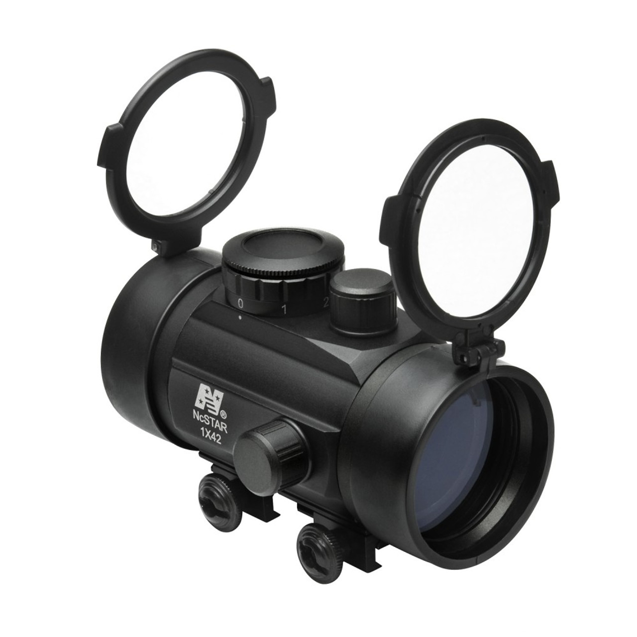 NcSTAR DBB142 1X42mm Red Dot Tube Reflex Optic With Weaver Base