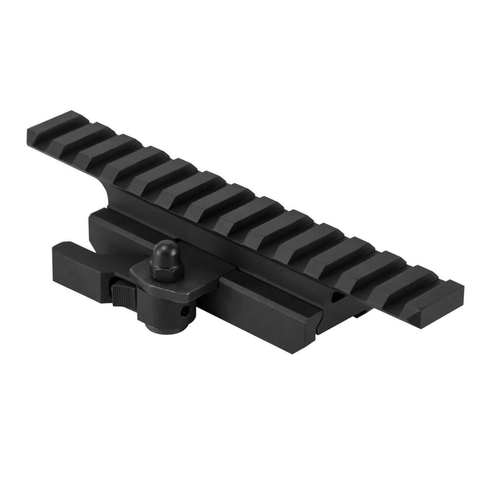 NcStar NcSTAR MARFQV2 223/556 ¾" Picatinny Rail Riser Mount with Locking QR Mount 