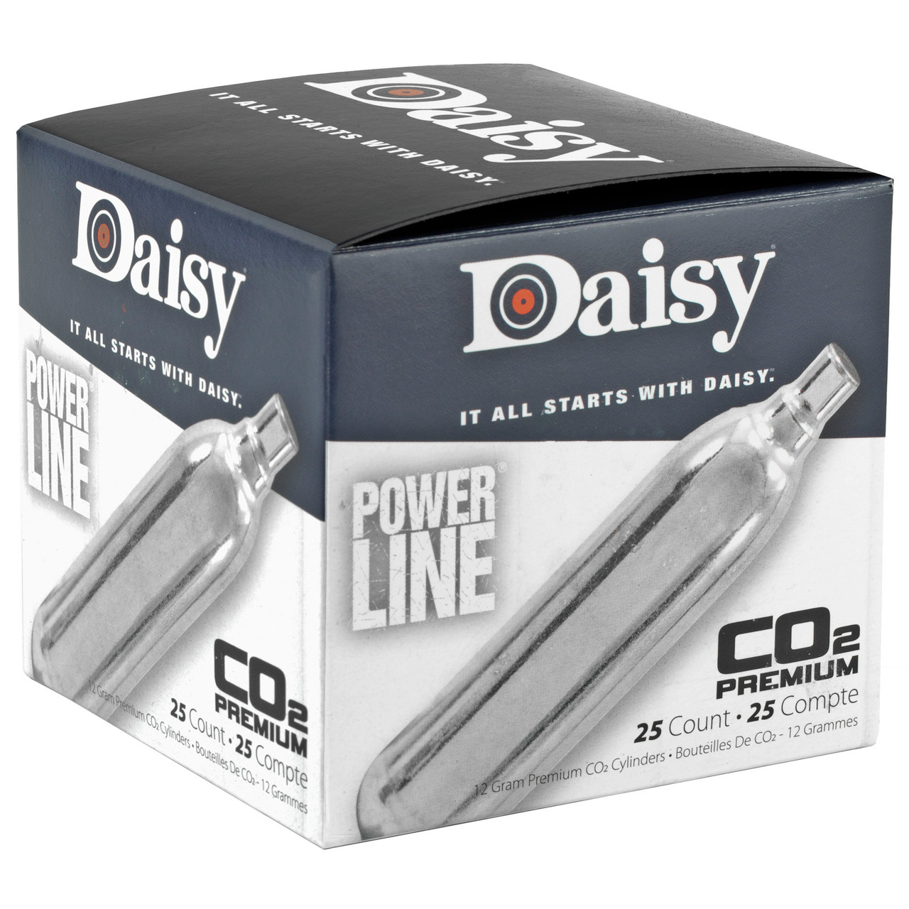 Daisy 997025-604 #7025 Co2 Cylinders 25/bx