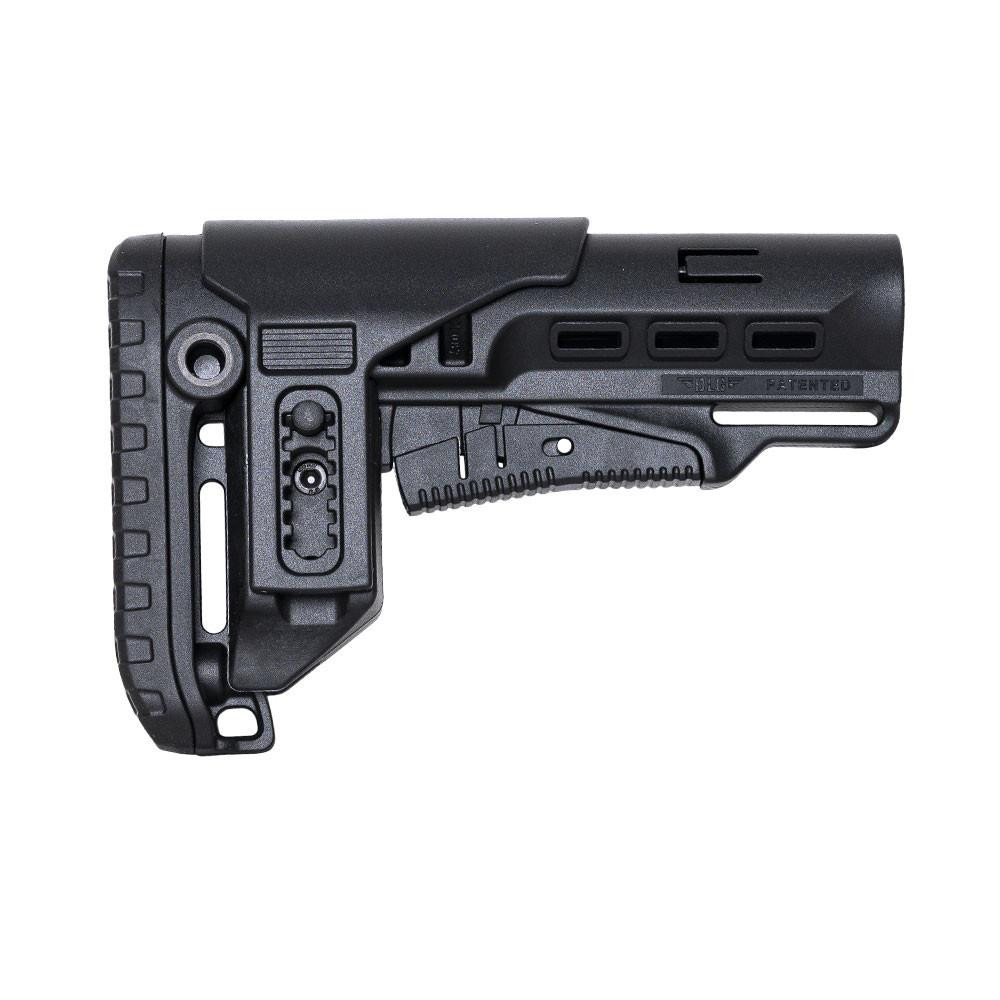 NcStar NcSTAR VG087042 Stock With Adjustable 3.75" Cheek Rest Fits Mil-Spec Black