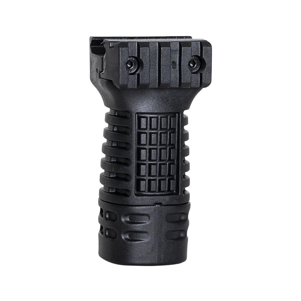 NcStar Ncstar VG116 Textured Mid-Length Vertical Grip With Side Accessory Rail Black 