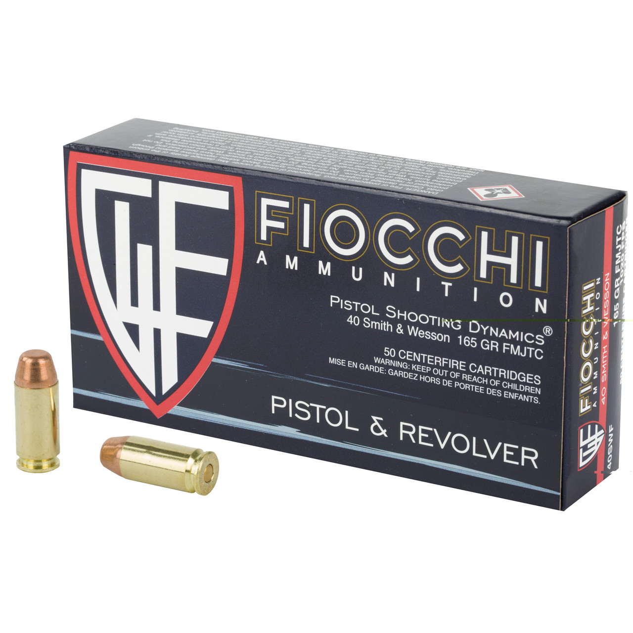 Fiocchi Ammunition 40SWF 40sw 165gr Fmj 50/1000