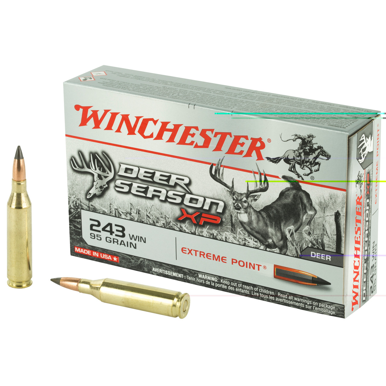 Winchester Ammunition X243DS Deer Season 24395gr 20/200