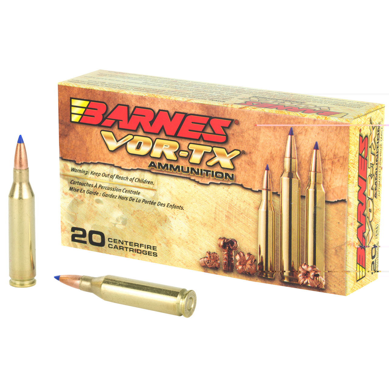 Barnes 21522 Vor-tx 243win 80gr Ttsx Bt 20