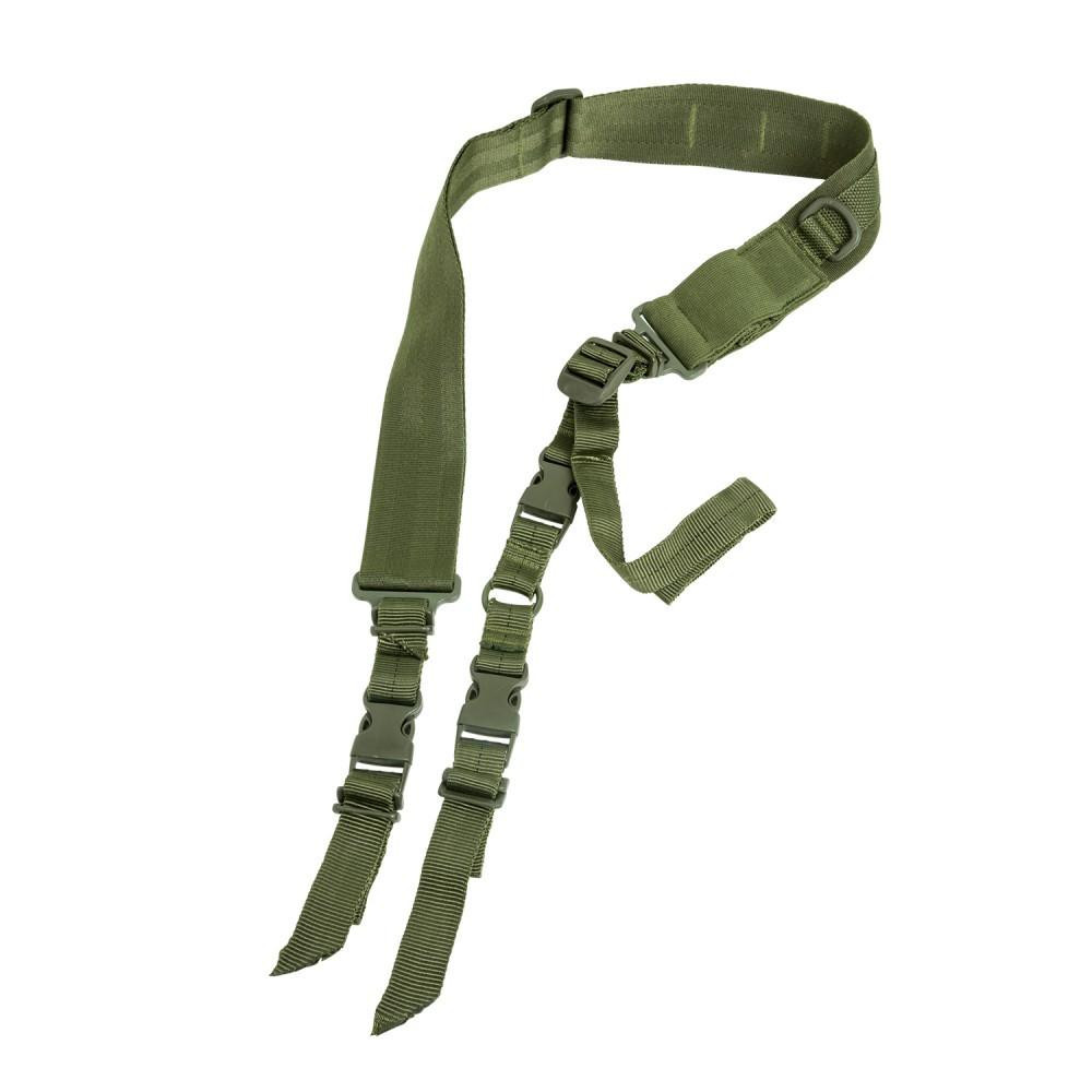 NcStar AARS2PG NcSTAR AARS2PG OD Green 2 Point Tactical Adjustable Sling Hunting Rifle Gun Strap System AARS2PG