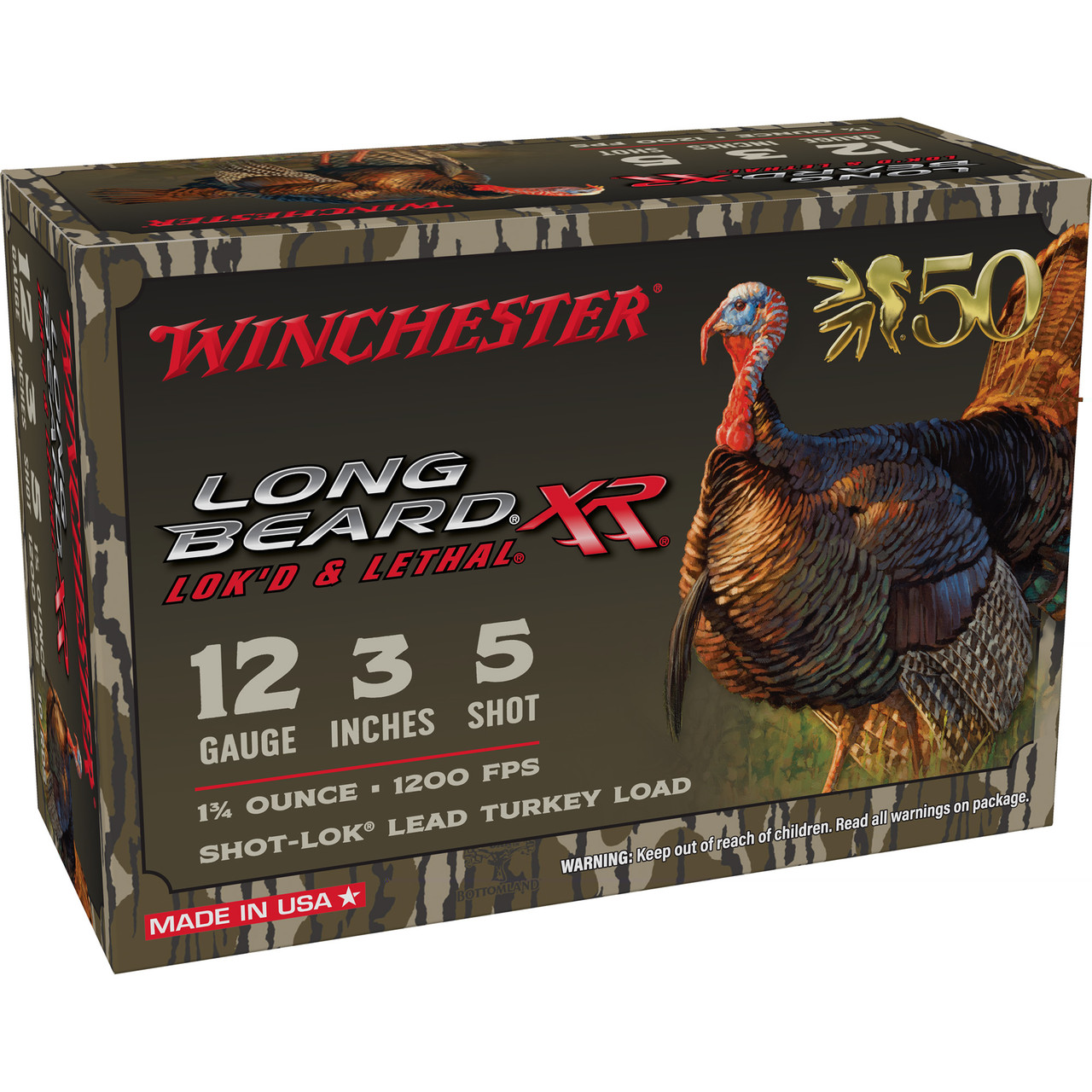 Winchester Ammunition STLB1235N Lb Xr Trky 12ga 3" #5 1.75oz 10/