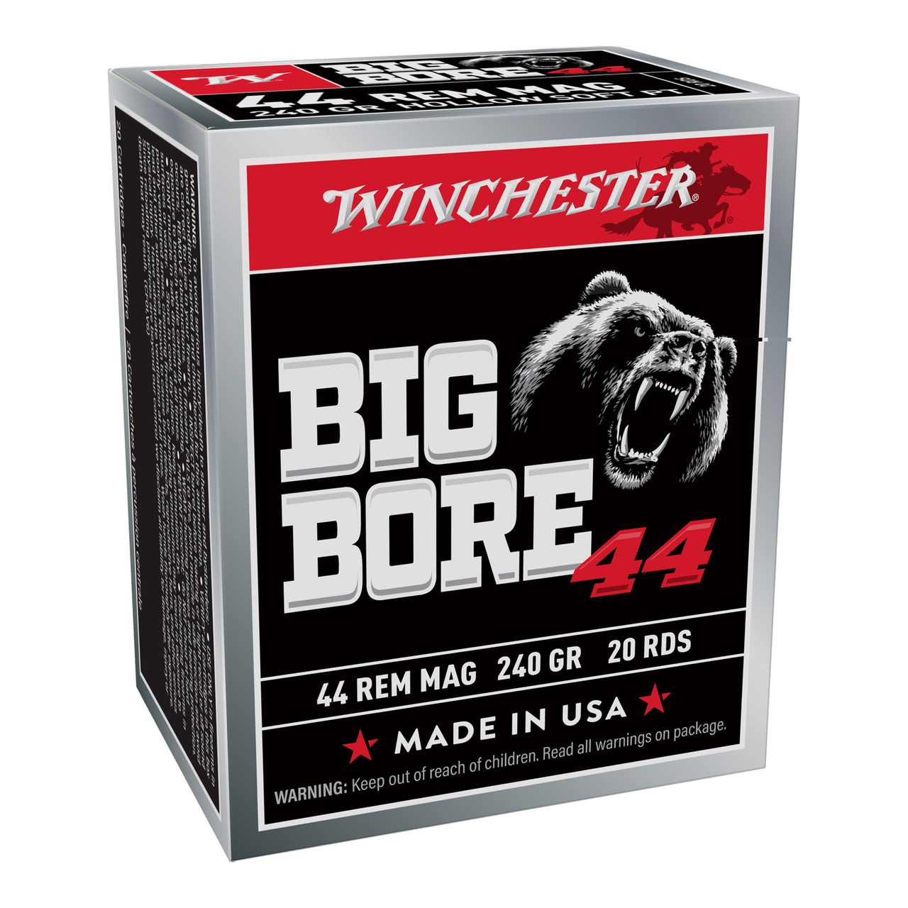 Winchester Ammunition X44MBB Big Bore 44mag 240gr 20/200