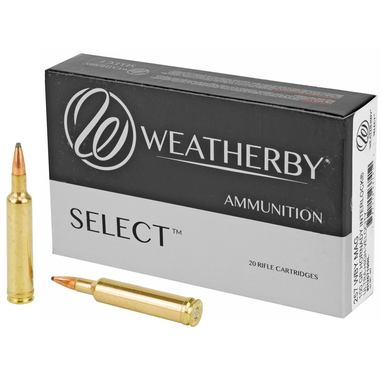 Weatherby H257100IL Ammo 257100gr Hrndy Inter
